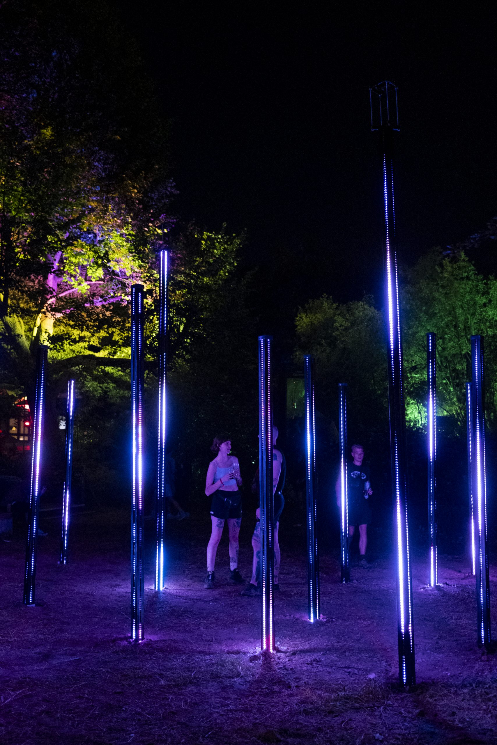 Atmospheric site lighting